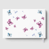 夏の蝶 ゲストブック (裏面)