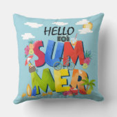 夏の装飾用クッション クッション (裏面)