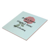 夏の製品の赤結婚バラ タイル (側面)