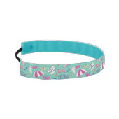 夏の要素が付いている美しいパターン アスレチックヘッドバンド (左)