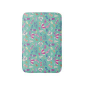 夏の要素が付いている美しいパターン バスマット (正面縦)