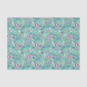 夏の要素を持つ美しい柄 薄葉紙 (正面)