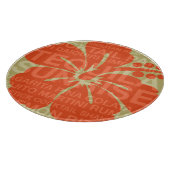 夏の言葉カクテルとハイビスカスカットボード カッティングボード (角)