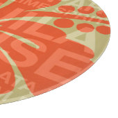 夏の言葉カクテルとハイビスカスカットボード カッティングボード (角)