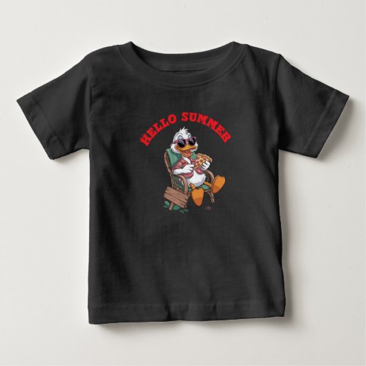 夏の訪れ ベビーTシャツ (正面)