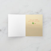 夏の誕生日の挨拶。 2/12. カード (内部)