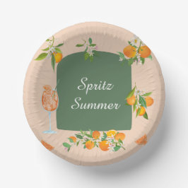 夏の誕生日を祝うSpritz ペーパーボウル