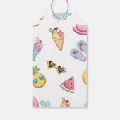 夏の誕生日サンキューオファーギフトラベル ギフトタグ (裏面)