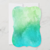 夏の誕生日パーティーの招待-プール/熱帯 招待状 (裏面)