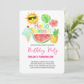夏の誕生日パーティー シーズンカード (スタンド正面)