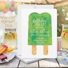 夏の誕生日パーティー 招待状