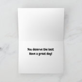 ***夏の誕生日****友人や家族に祈る カード (内部)