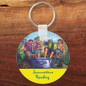 夏の読書 キーホルダー (正面)