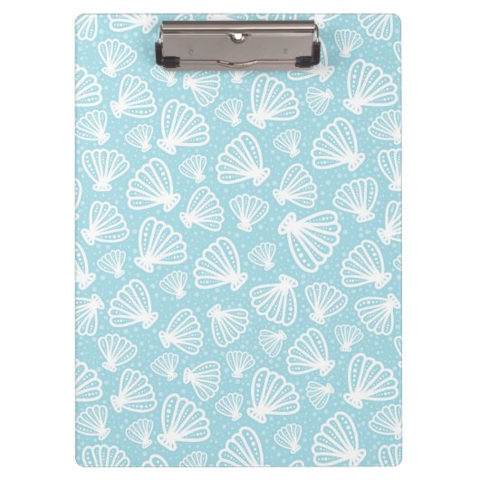 夏の貝パターン クリップボード (正面)