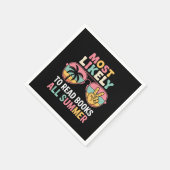 夏の贈り物読の中で最も書籍になる可能性が高い先生 スタンダードカクテルナプキン (角)