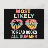 夏の贈り物読の中で最も書籍になる可能性が高い先生 ポストカード (正面)