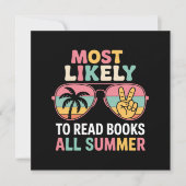 夏の贈り物読の中で最も書籍になる可能性が高い先生 招待状 (正面)