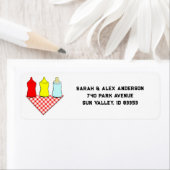 夏の赤ちゃんシャワー ラベル (インサイチュ)