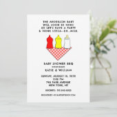 夏の赤ちゃんシャワーBBQ 招待状 (スタンド正面)