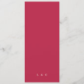 夏の赤マゼンタクラシック書 メニュー (裏面)