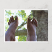 夏の足 ポストカード (正面)