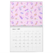 夏の軽食の夢 カレンダー (3月 2027)