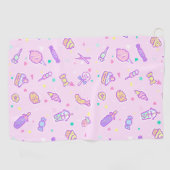 夏の軽食の夢 ゴルフタオル (横)