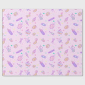 夏の軽食の夢 ラッピングペーパー (フラット)