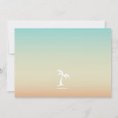 夏の輝き招待状 招待状 (裏面)