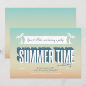 夏の輝き招待状 招待状 (正面/裏面)