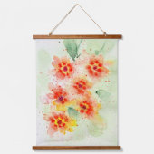 夏の輝き – 木製トップウォールタペストリー 吊り下げ型タペストリー (正面)