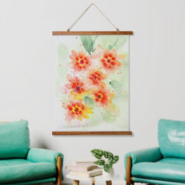 夏の輝き – 木製トップウォールタペストリー 吊り下げ型タペストリー