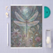 夏の輝く女王ドラゴンフライ・ガーデン 薄葉紙 (クラフト)