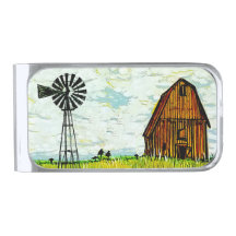 夏の農場の風景