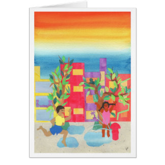 夏の通りのおもしろい