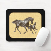 夏の遊戯の馬のマウスパッド マウスパッド (マウス)