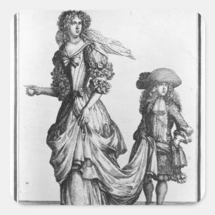 夏の都市のドレス, 1678 スクエアシール