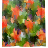 夏の配列…... シャワーカーテン (正面)