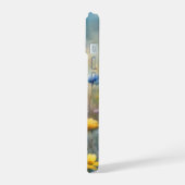 夏の野の花の草原 iPhone 15ケース (左側面)