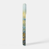 夏の野の花の草原 iPhone 15ケース (右側面)