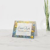 夏の野の花 お悔やみ御礼 カード (正面)