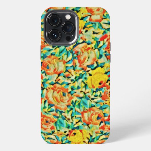 夏の野ばら花の庭 iPhoneケース (裏面)