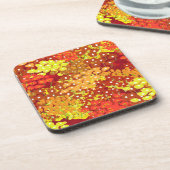 夏の野生の花のコースター コースター (左側)