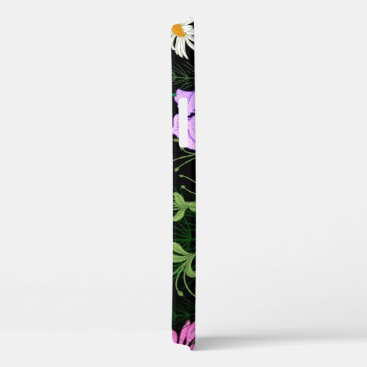 夏の野生の花のシームレスなスケッチ Case-Mate iPhoneケース (裏面 / 右)