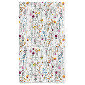 夏の野生の花パターン スモールペーパーバッグ (裏面)