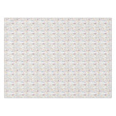 夏の野生の花パターン テーブルクロス (正面(横))