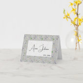 夏の野生の花　お悔やみ　ありがとう カード (黄色い花)