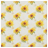 夏の野生の花-スーザンの黄色い黒目の写真 ファブリック (見本)