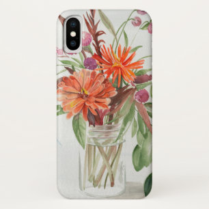 夏の野生の花 iPhone X ケース