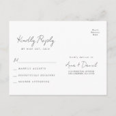 夏の野花結婚場の反応 ポストカード (裏面)